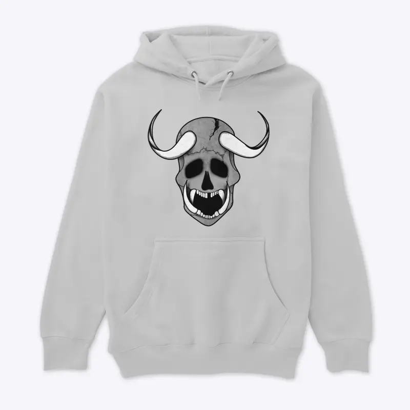 Fanged Demon Graphic Pullover hoodie 