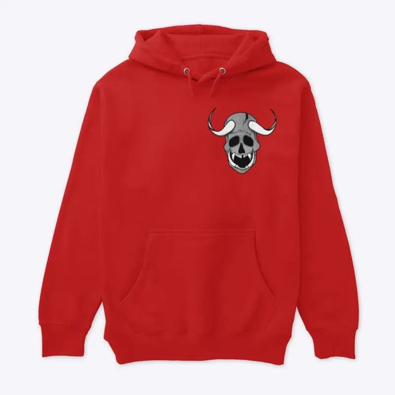 Fanged Demon Graphic Pullover Hoodie