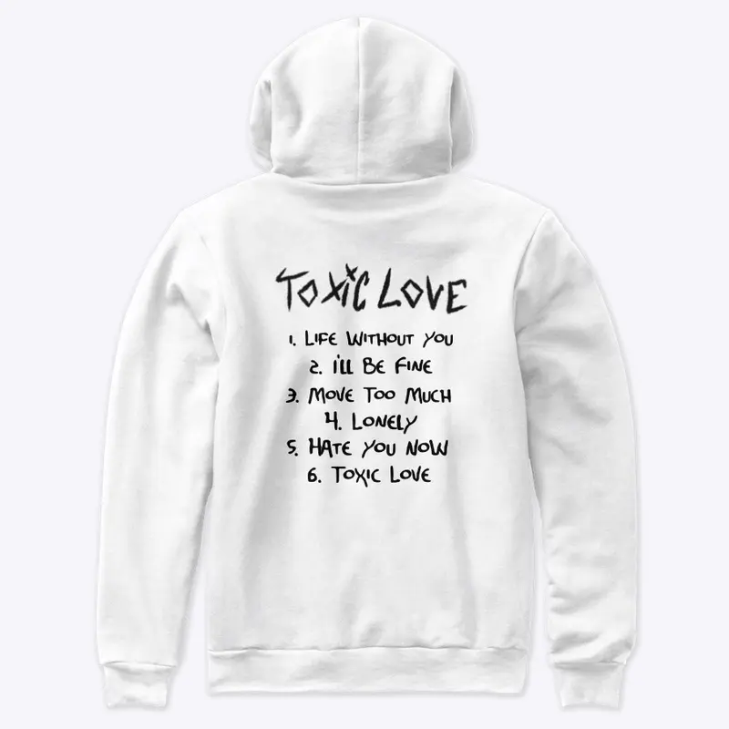 Toxic Love Graphic Tracklist Hoodie